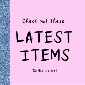 New and Latest items added to Hari’s closet